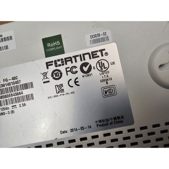 Fortinet Fortigate-40C Firewall FG-40C - Picture 9 of 9
